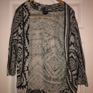 Open front cardigan